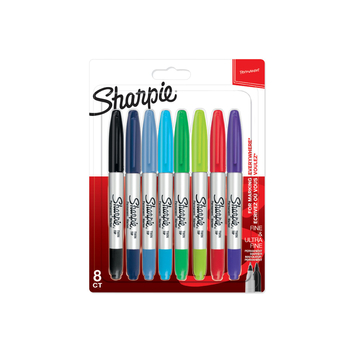 ***SHARPIE MARKER PERMANENTNY TT.ASST 8KOL PAN EMEA 2065409