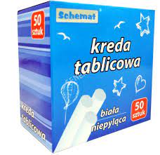 KREDA TABLICOWA 50 SZT BIAŁA 1367