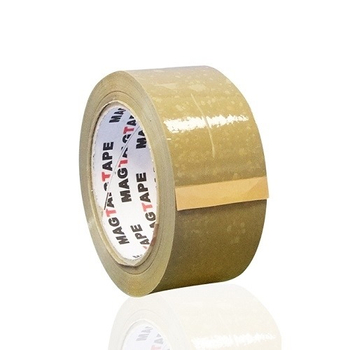 TAŚMA KLEJ PRZEZ/BRĄZ  200M*48MM