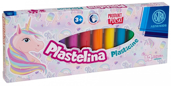 ASTRA PLASTELINA JEDNOROŻEC 12 KOL 3407000000