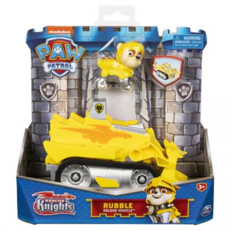 PAW PATROL Rescue Knights. Psi Patrol Rycerze Rubble pojazd 6063587 Spin Master