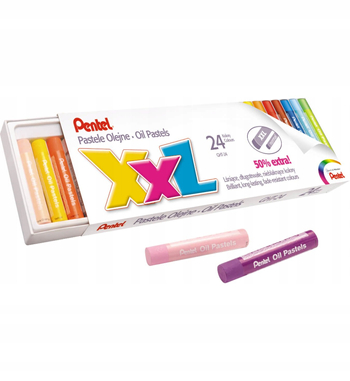 PENTEL PASTELE OLEJNE XXL 24KOL.GHT-24
