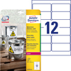 *AVERY Etykiety Heavy Duty; A4, 20 ark./op., 99,1 x 42,3 mm, białe, poliestrowe L4776-20