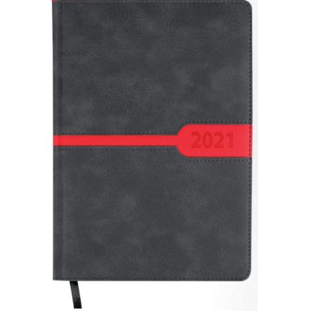 KALENDARZ A5 2021 A5 8-B/BL/GR/RE