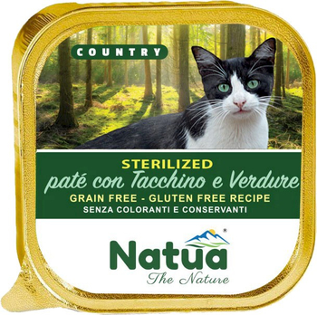 NATUA TACKA 100G COUNTRY INDYK Z WARZYWAMI DLA KOTÓW STERYLIZOWANYCH