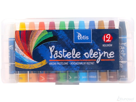 TETIS PASTELE OLEJNE HEKSAGONALNE KT020-AB