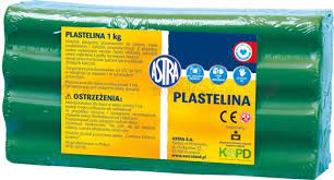 ASTRA PLASTELINA 1KG ZIELONA