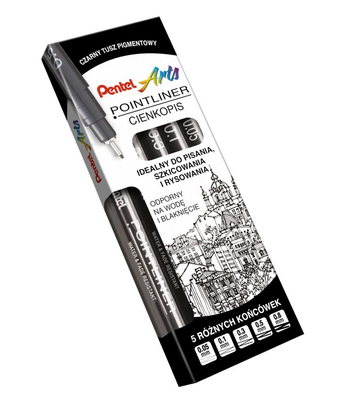 PENTEL ZESTAW CIENKOPISÓW 5 SZT YS20P/5A-PL