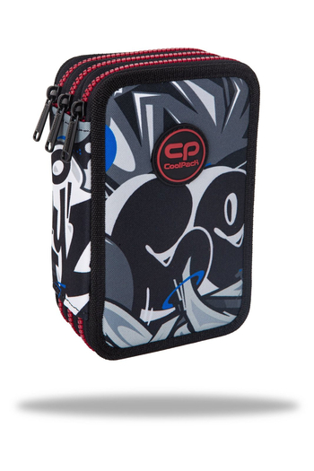 coolpack jumper 3 piórnik potrójny z wyposażeniem street art f067706