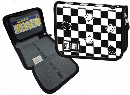 MAJ24 PIÓRNIK DWUKLAPOWY BEZ WYPOSAŻENIA PC-03 STRIGT CHESS CATS 664441