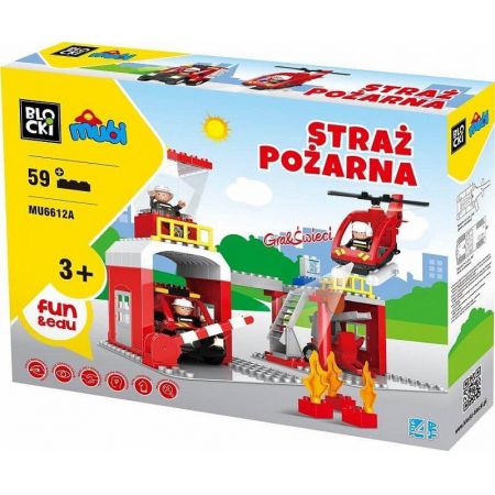KLOCKI BLOCKI MUBI STRAŻ POŻARNA 48 EL MU6612A