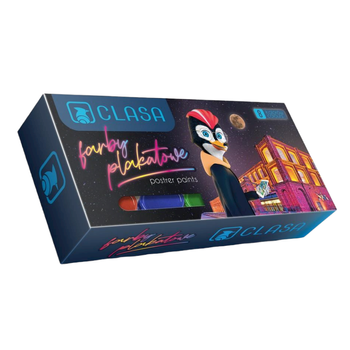 CLASA FARBY PLAKATOWE 8KOL 20 ML 8809