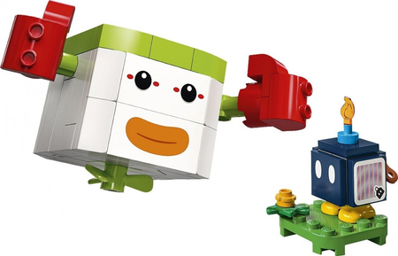 LEGO 71396 SUPER MARIO Zestaw rozszerzający Samochód klauna Bowsera Jr.