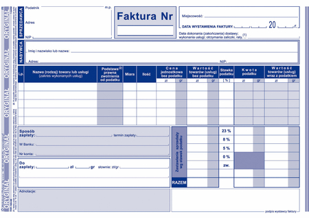 FAKTURA A5 PEŁNA 103-3E