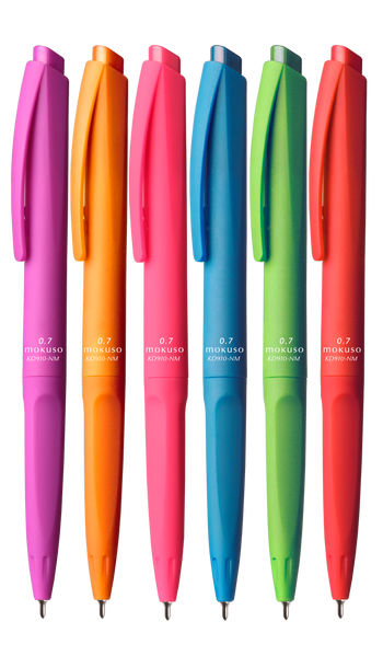 TETIS DŁUGOPIS 0,7MM MIK KOL WKŁ NIEB KD910-NM