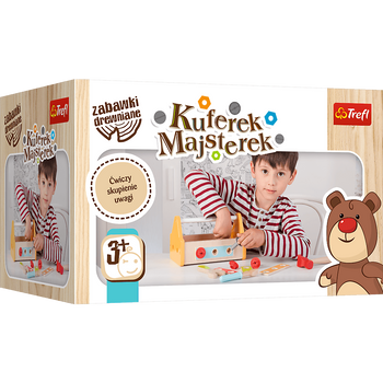 TREFL WOODEN TOYS KUFEREK MAJSTEREK 60797