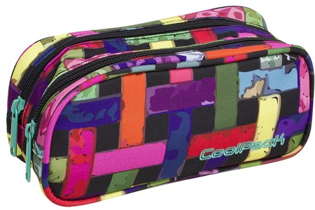 COOLPACK CLEVER - SASZETKA PODWÓJNA PROSTOKĄTNA A299 RIBBON GRID