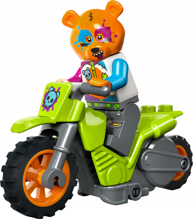 LEGO 60356 CITY Motocykl kaskaderski z niedźwiedziem