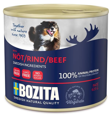 BOZITA PIES PUSZKA 625G WOŁOWINA