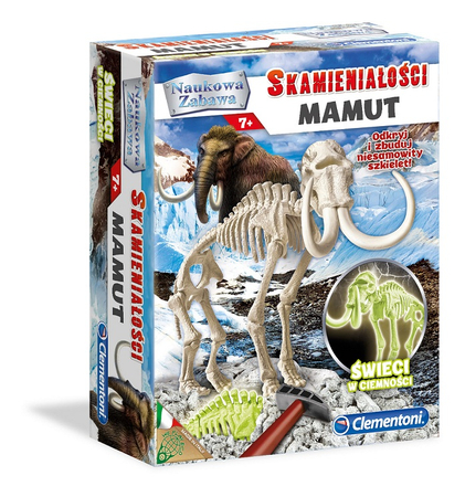 CLEMENTONI SKAMIENIAŁOŚCI - MAMUT FLUO