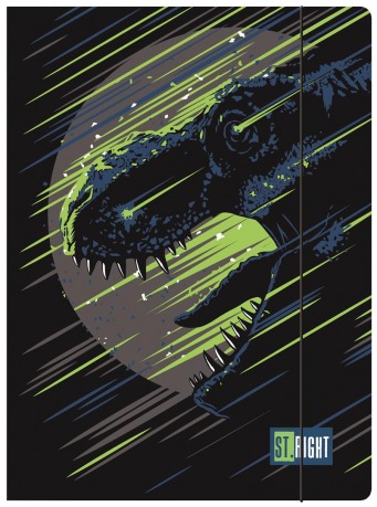 MAJ TECZKA Z GUMKĄ A4 300G DINOSAUR 669859