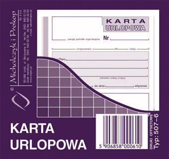 507-6 KARTA URLOPOWA
