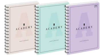 INT KOŁOZESZYT A4 100# 90G ACADEMY PASTEL 299352
