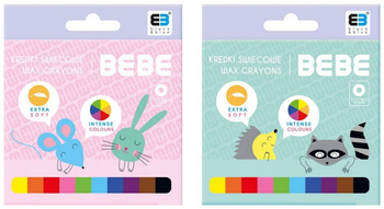 ***BBI KREDKI ŚWIECOWE 10KOL BB KIDS PASTEL
