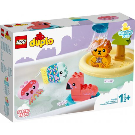 LEGO 10966 DUPLO Zabawa w kąpieli: pływająca wyspa ze zwierzątkami