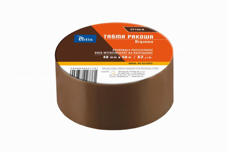 TETIS TAŚMA PAKOWA BRĄZOWA 48/50 GT100-B