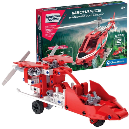 Clementoni Naukowa zabawa. Laboratorium mechaniki. Śmigłowiec ratunkowy 50753
