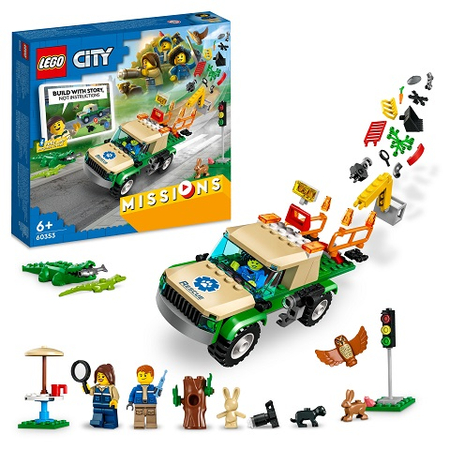 LEGO 60353 CITY Misja ratowania dzikich zwierząt