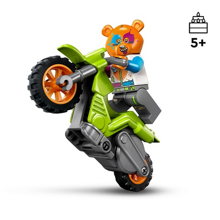 LEGO 60356 CITY Motocykl kaskaderski z niedźwiedziem