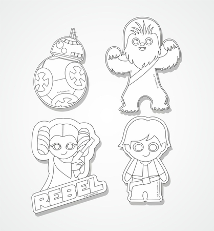 COLORINO MAGNES NA LODÓWKĘ STAR WARS 89526PTR