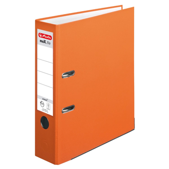 HERLITZ SEGREGATOR A4 8CM POMARAŃCZOWY 11178944