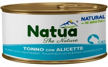 NATUA  PUSZK.85G NATURAL TUŃCZYK Z SHIRASU W BULIONIE