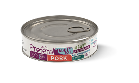 PREFERA MONO WIEPRZOWINA PUSZKA DLA KOTA 85G