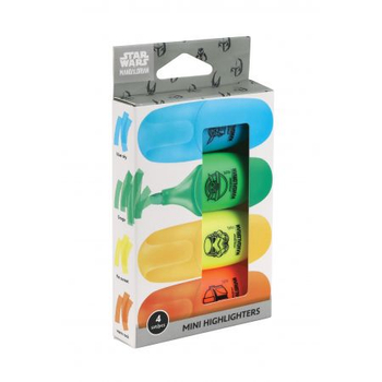 DISNEY FASHION ZAKREŚLACZE MINI 4 SZT MANDALORIAN 16425