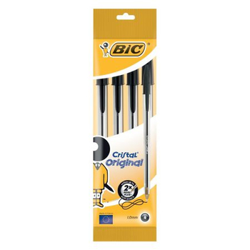 BIC DŁUGOPIS ORYGINAL CZARNY 4SZT