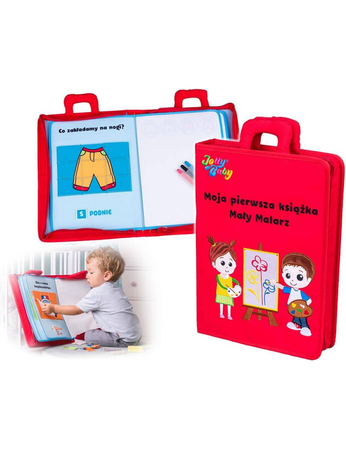 JOLLY BABY MOJA PIERWSZA KSIĄŻKA MAŁY MALARZ