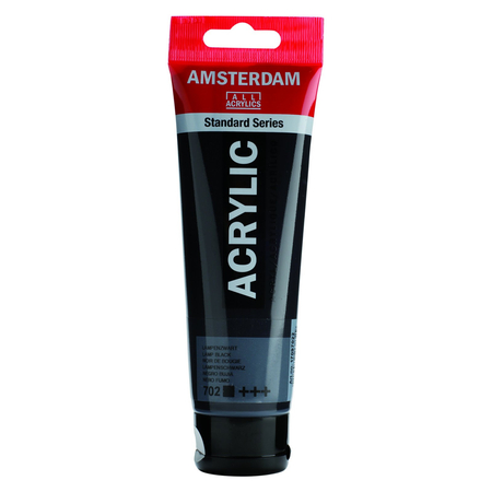 FARBA AKRYL.AMSTERDAM 702 LAMP BLACK 120ML