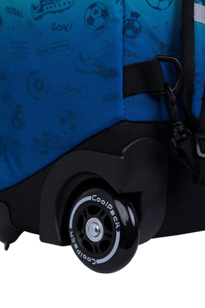 coolpack jack plecak młodzieżowy na kółkach football 2t f107339