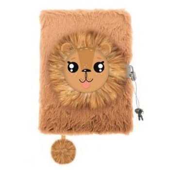 MAJ PAMIĘTNIK Z KŁÓDKĄ WŁOCHACZ A5 96K MY LITTLE FRIEND LION 669484
