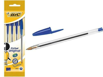 BIC DŁUGOPIS ORYGINAL NIEBIESKI 4SZT