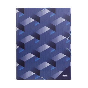 MILAN TECZKA A4 W TWARDEJ OPRAWIE Z GUMKĄ LINES 5110150LN
