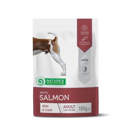 Nature's Protection Adult Dog Salmon/Łosoś 100g saszetka