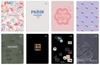 INT ZESZYT A5 60K KRATKA UV MIX 366818 10szt