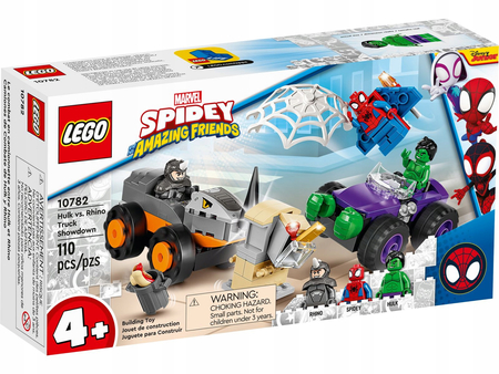 LEGO 10782 SUPER HEROES MARVEL Hulk kontra Rhino - starcie pojazdów