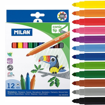 FLAMASTRY 12KOL STOŻ.0612312 MILAN