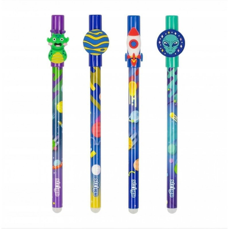 STRIGO DŁUGOPIS WYMAZYWALNY ZE SKUWKĄ SPACE 577664